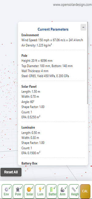 Wind Resistance Main Interface